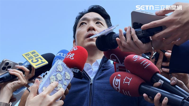 蔣萬安證實，已經跟趙少康敲定好專訪時間（圖／記者陳思妤攝影）