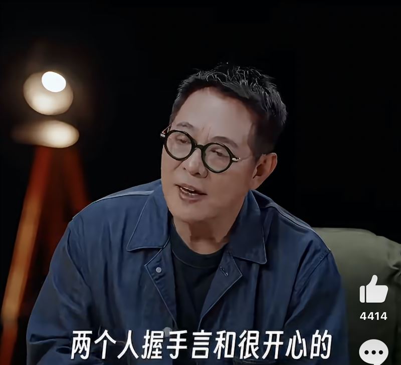李連杰透露與前妻是和平分開。（圖／翻攝自微博）
