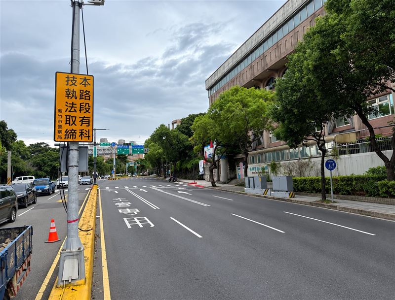 新竹市再增加科技執法路段。（圖／新竹市警察局提供）