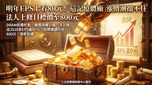 南亞科漲價潮擋不住　目標價上看800元！