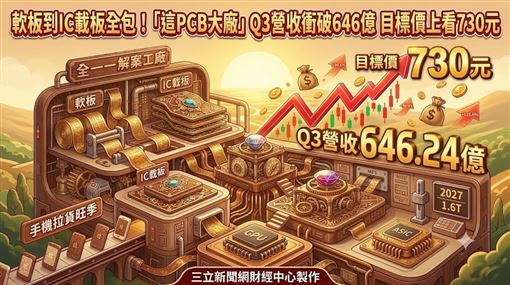 軟板到IC載板全包　這PCB廠目標價至730元