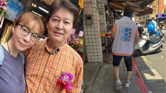 73歲劉尚謙戴護膝陪拜票　劉致妤感性發聲