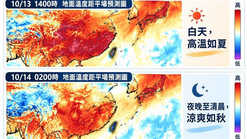 北投16.7℃！一日雙季5關鍵　明變天轉雨