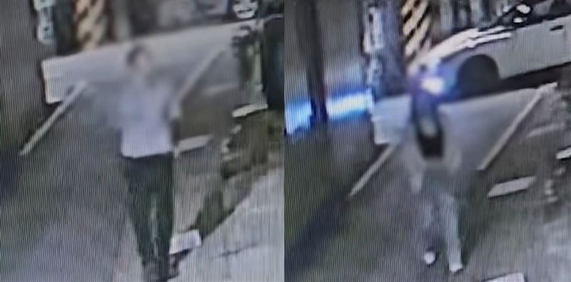 桃園市八德區11日清晨發生一起駭人聽聞的凶殺縱火案,25歲盧姓女子(右)遭36歲嫌犯林志峰(左)尾隨進入租屋處刺殺並放火焚屍,警方隨後於林姓嫌犯身上查獲喪屍菸彈,目前法院已裁定羈押禁見。(圖/翻攝畫面)