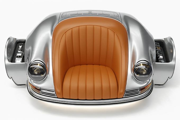 設計靈感來自1960年代GT跑車,有著鮮明的保時捷形象。(圖/翻攝Arkadia-Life網站)