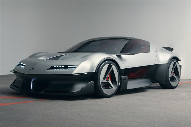 Alpine A310 Vision延續1971的A310設計基礎。(圖/翻攝Alpine網站)