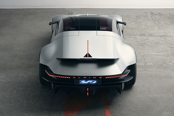 Alpine A310 Vision採用半透明車頂設計。(圖/翻攝Alpine網站)
