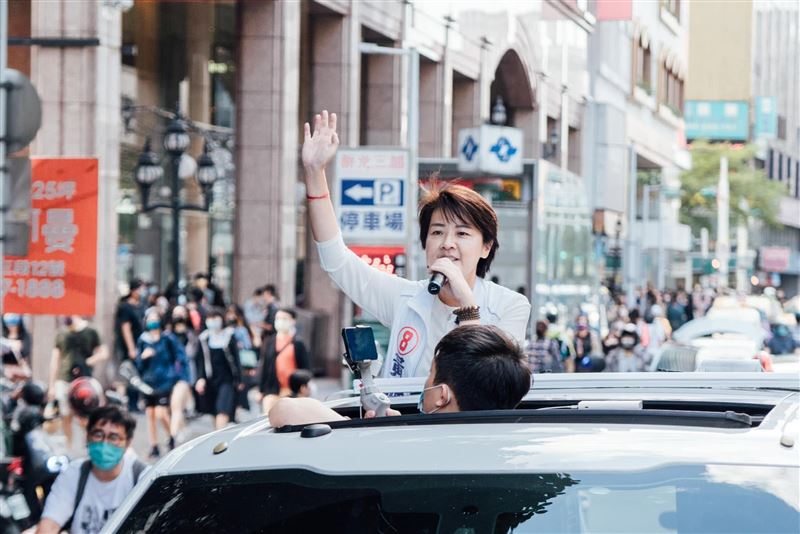 民眾黨前立委黃珊珊2022年參選台北市長獲得34萬票,外界關心4年後的選票流向(圖/翻攝自黃珊珊臉書)