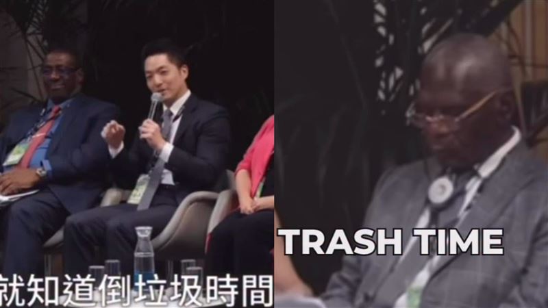 蔣萬安介紹倒垃圾！脫口這句英文外賓聽傻