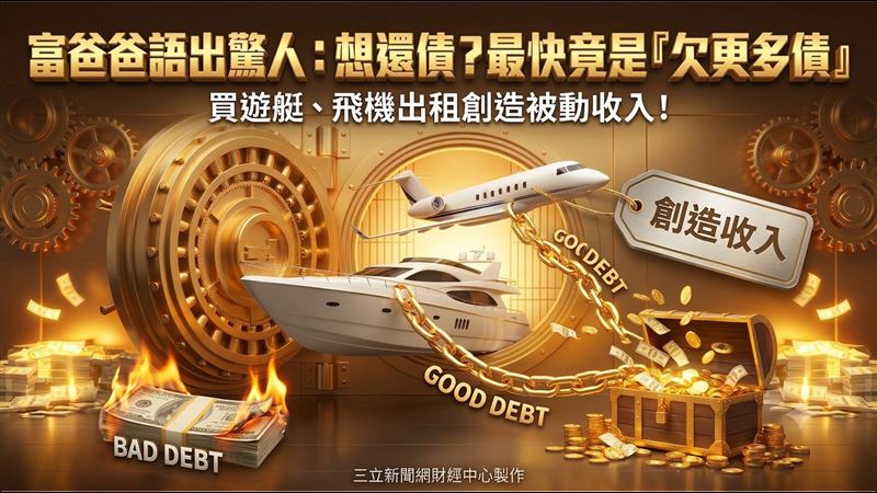 富爸爸語出驚人：最快還債法是欠更多債