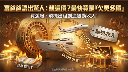 富爸爸語出驚人：最快還債法是欠更多債