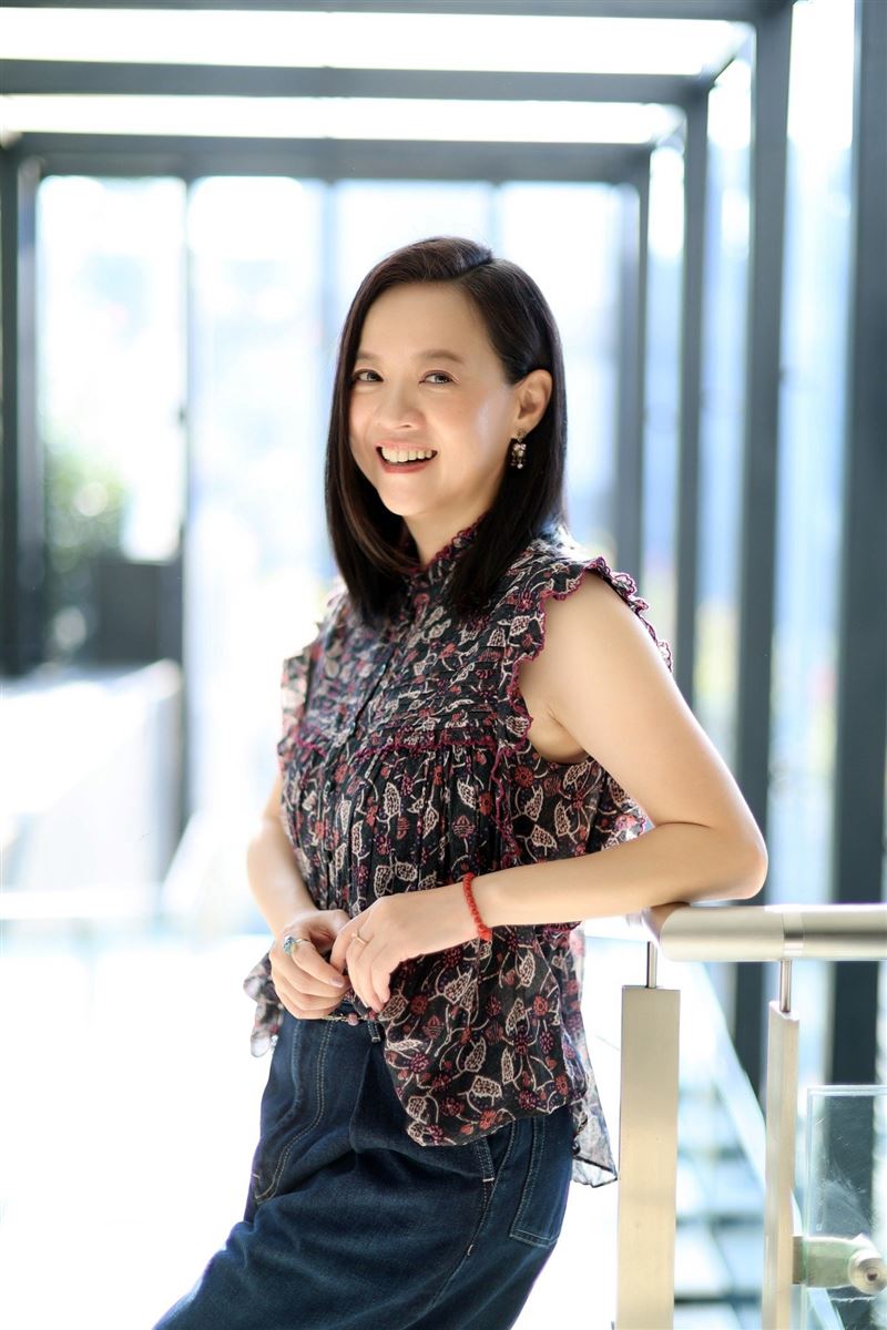 曾寶儀曾獲金鐘綜合節目主持人獎殊榮。(圖/記者鄭孟晃攝影)
