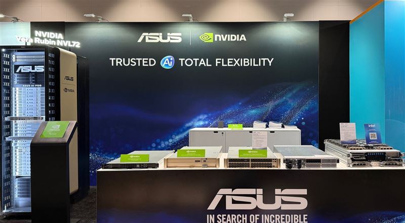 華碩推出次世代NVIDIA Vera Rubin伺服器