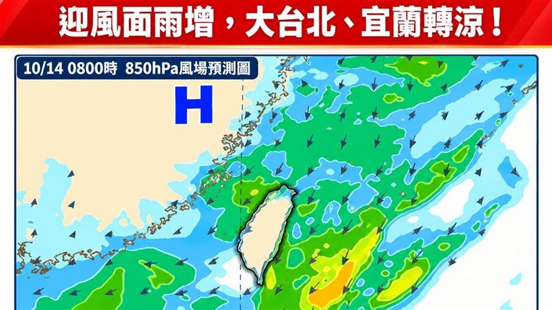 今晨關西14.9度、北宜轉涼　雨最大時間曝