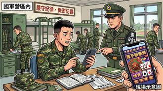 陸軍上士營區簽賭！遭當場抓包下場曝