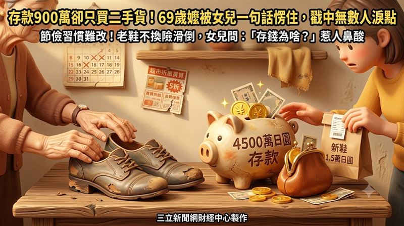 母親鞋底磨破還在穿　女兒1句話讓她愣住