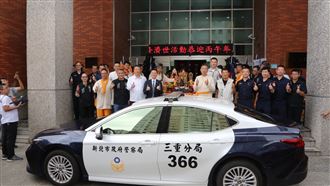 北港武德宮開基天官武財神  徒步行腳三重