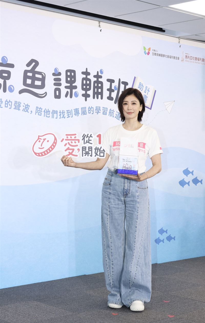 賈靜雯擔任公益大使。(圖/記者田俊彥攝影)