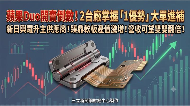 蘋果Duo即將開賣！2台廠因1優勢大單進補
