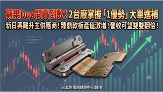 蘋果Duo即將開賣！2台廠因1優勢大單進補