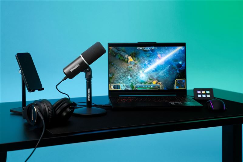 SHURE MV6 GEN2第二代USB麥克風登台,讓直播、創作更出色。(圖/鍵寧提供)
