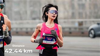 25歲美女網紅跑半馬猝逝　距終點500m倒地