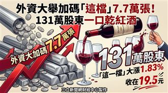 外資加碼這檔7.7萬張　股東開香檳慶祝