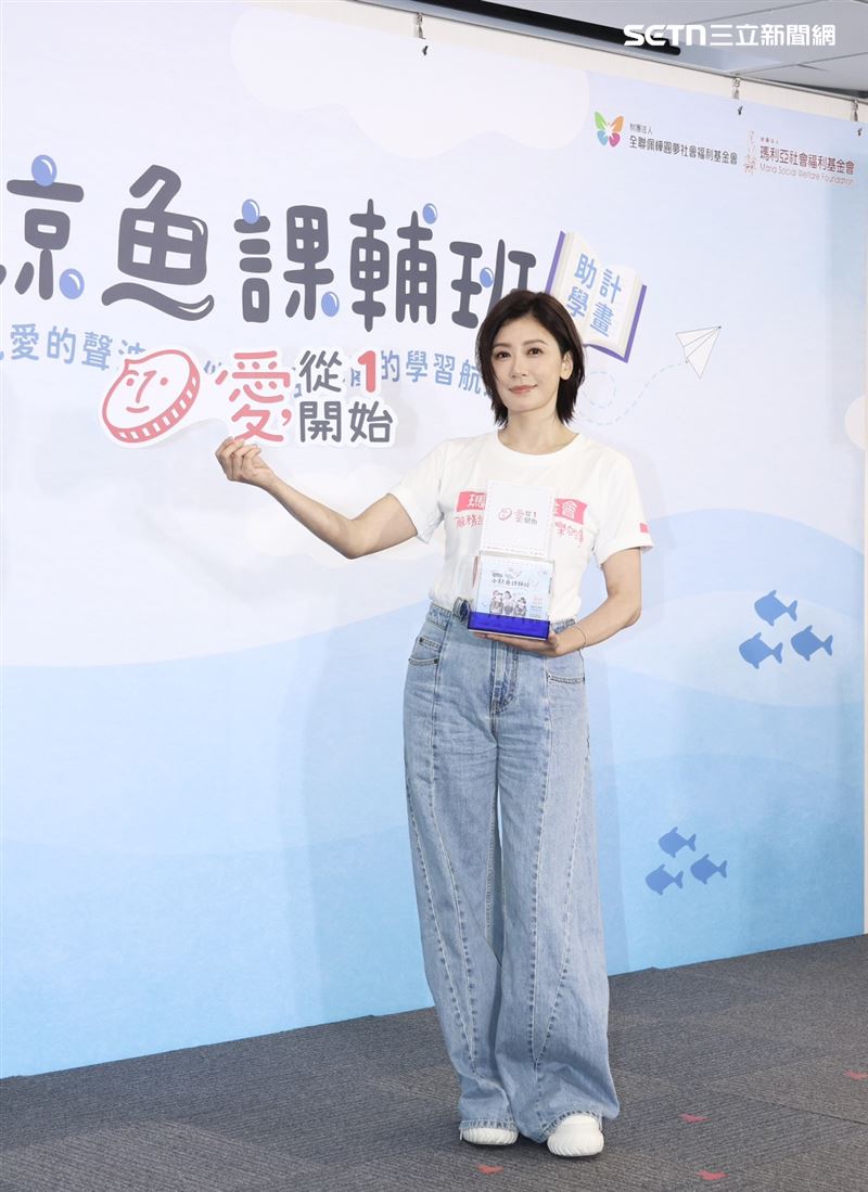 賈靜雯坦言1塊錢也好,希望大眾能接住這群努力尋找自己節奏的孩子。(圖/記者田俊彥攝影)