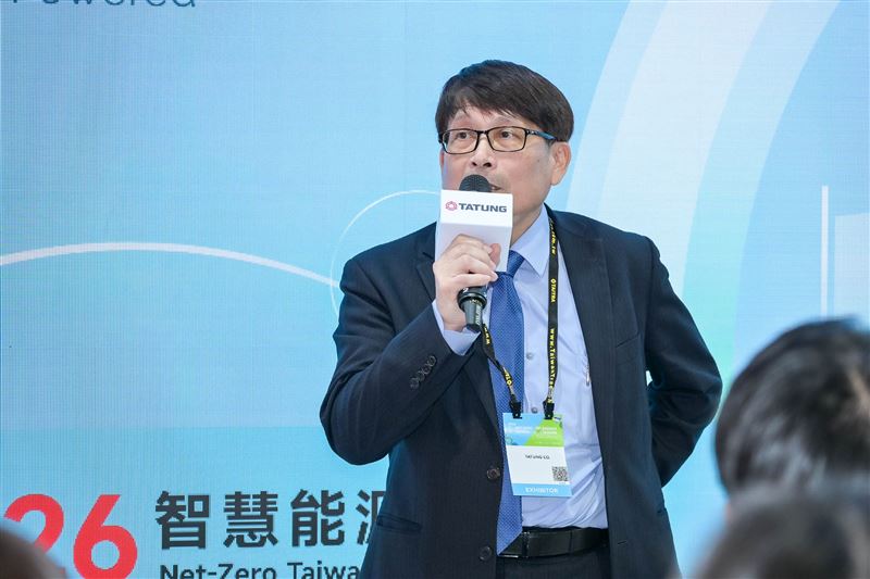 大同總經理張松鑌揭示企業轉型方向,持續拓展AI基礎建設商機。(圖/大同提供)
