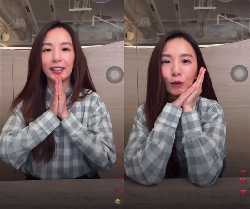 田馥甄昨晚在Instagram開直播現身,竟有粉絲要求「解開襯衫鈕扣」讓她當場變臉。(圖/翻攝自IG @hebe_tien_0330)