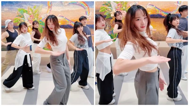 醫護大跳〈BAD〉,經典的帥氣震胸都展示出來,相當厲害。(圖/小港醫院授權提供)