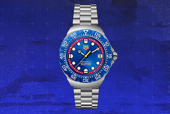 TAG Heuer F1 Solargraph紅牛車隊聯名腕錶。(圖/翻攝TAG Heuer網站)