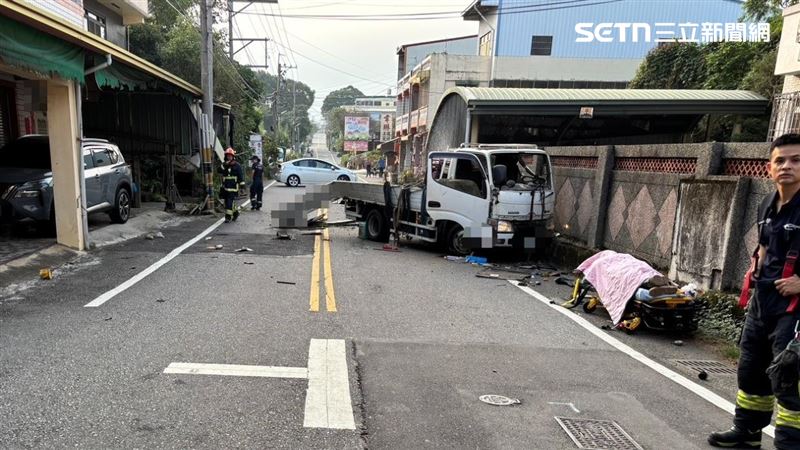 新／小貨車衝撞橋墩！駕駛「手掌掉落」亡