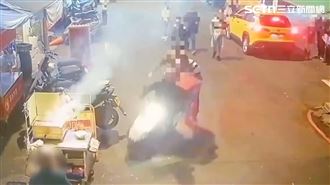 因禮讓行人問題爭吵　外送員遭4醉漢圍毆