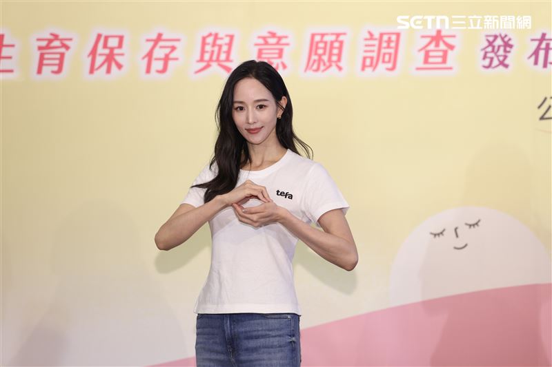 張鈞甯出席凍卵協會公益記者會。(圖/記者鄭孟晃攝影)