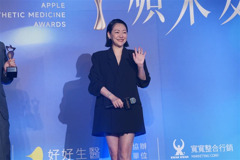 小S出席蘋果愛美獎。(圖/記者鄭孟晃攝影)