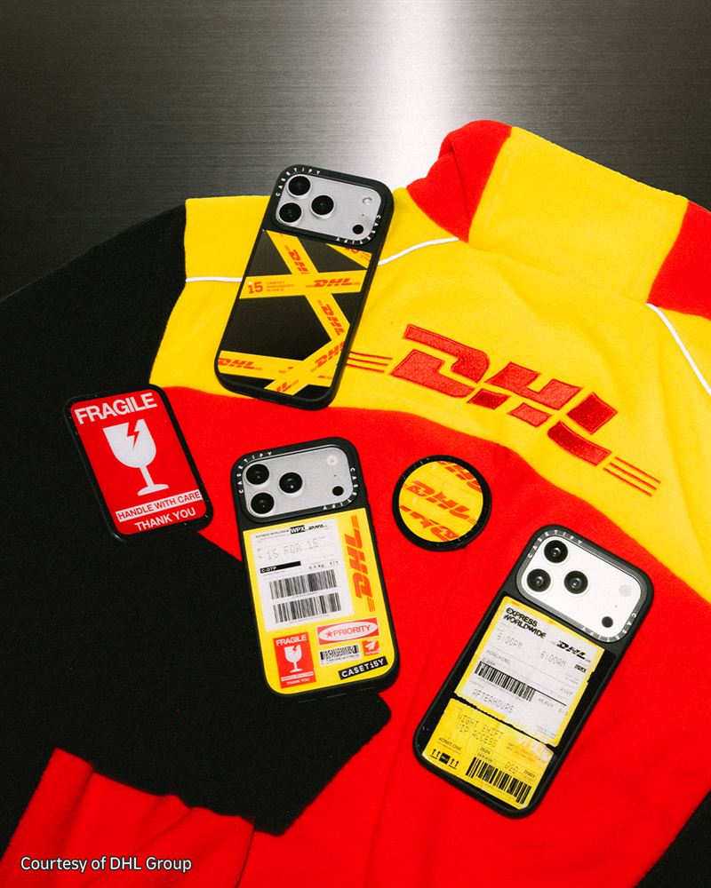 CASETiFY | DHL 聯名系列。(圖/品牌業者提供)