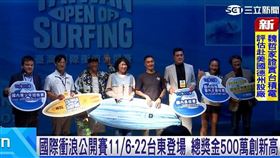 世界級衝浪賽11月台東登場!獎金500萬