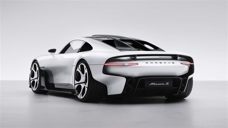 保時捷以「懸浮體量」概念打造車體。(圖/翻攝Porsche網站)