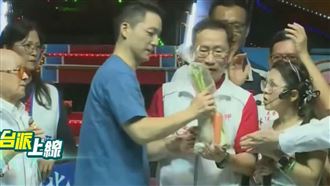 廟方送菜頭！蔣萬安伸手1動作 遭轟沒禮貌