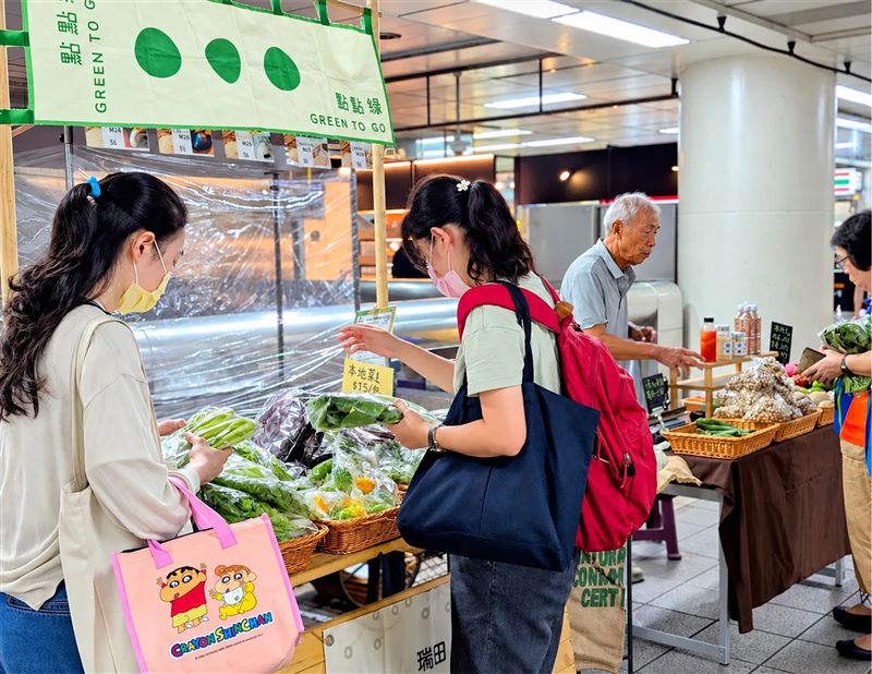 公益餐車已從最初的雙連站，拓展到石牌、士林、北投等站。（圖／台肥提供）