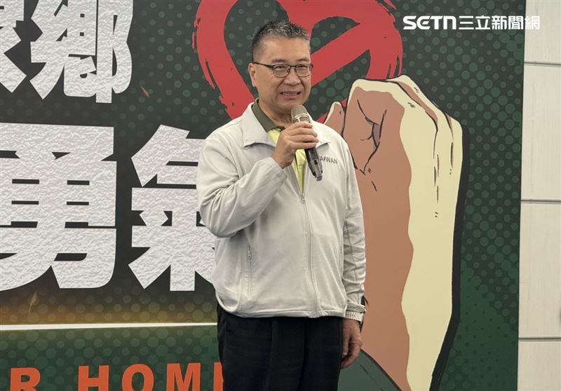 民進黨秘書長徐國勇出席「為家鄉獻出勇氣 Heart for home」地方新世代候選人推薦記者會(圖/記者劉秀敏攝影)