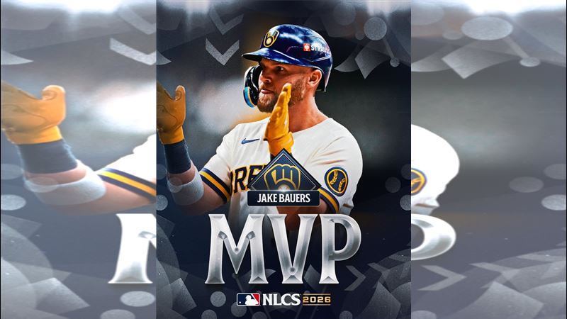 國聯冠軍系列賽MVP為包爾斯(Jake Bauers)。(圖/翻攝自X平台 @MLB)