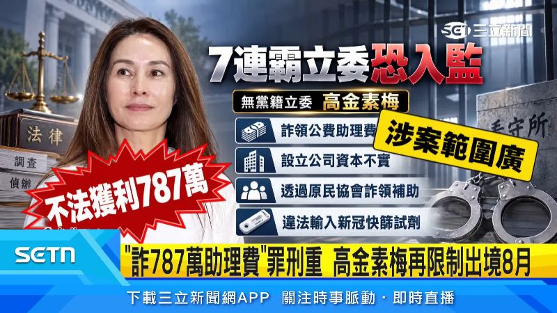 高金素梅涉貪項目眾多