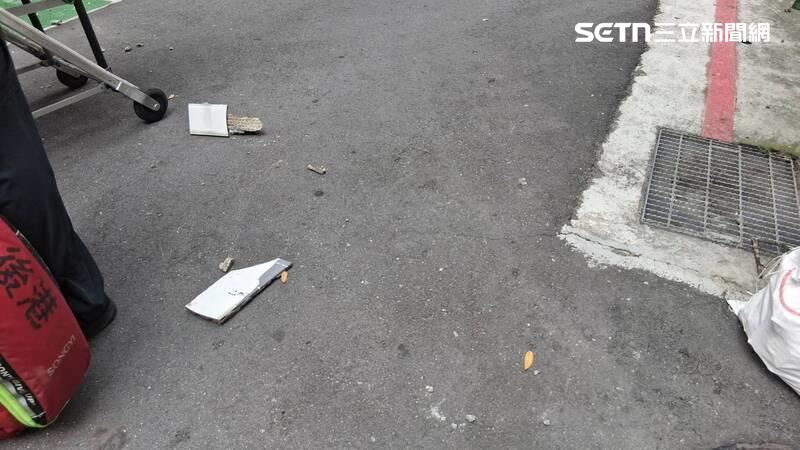 北投公寓磁磚突掉落　他買臭豆腐被砸破頭