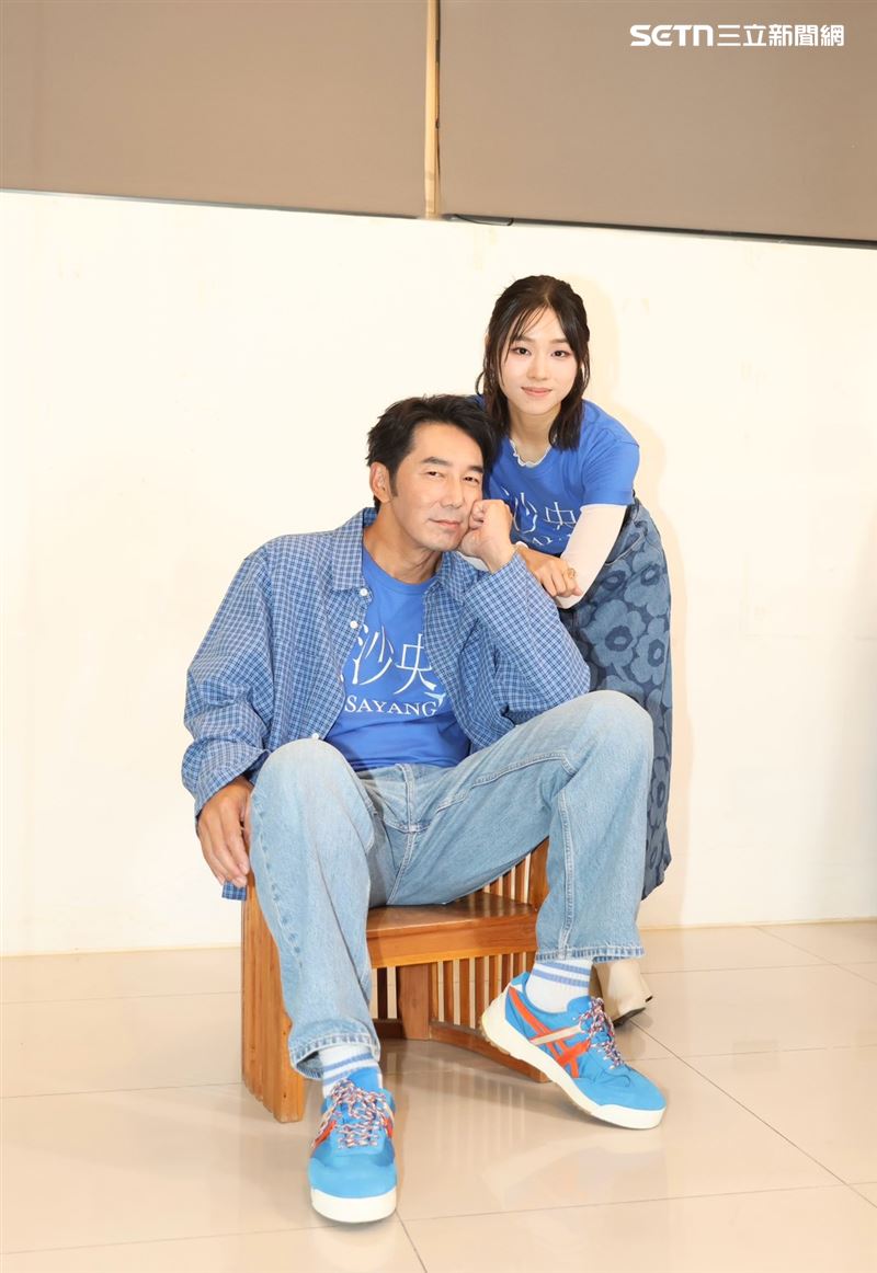 李李仁在《沙央》電影中跟湯詠絮飾演父女檔。（圖／記者田俊彥攝影）