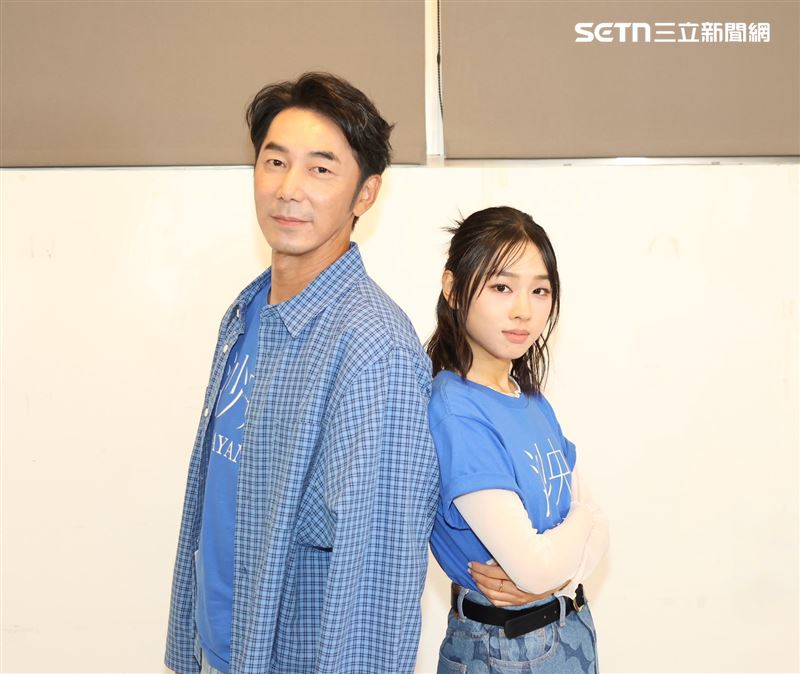 李李仁在《沙央》電影中跟湯詠絮飾演父女檔。（圖／記者田俊彥攝影）