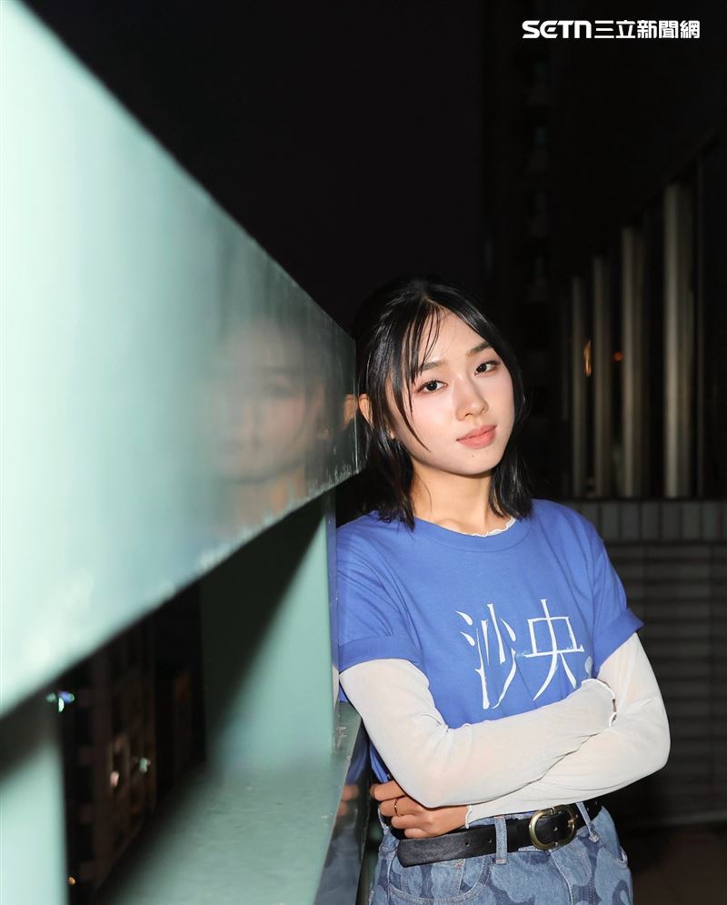 湯詠絮主演電影《沙央》，日前接受《三立新聞網》專訪分享拍攝幕後。（圖／記者田俊彥攝影）