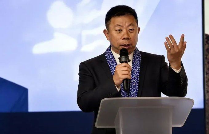 中國駐菲大使井泉稱若中菲爆發衝突，中國可「輕易取勝」。（圖／翻攝自X平台@boneo0459）