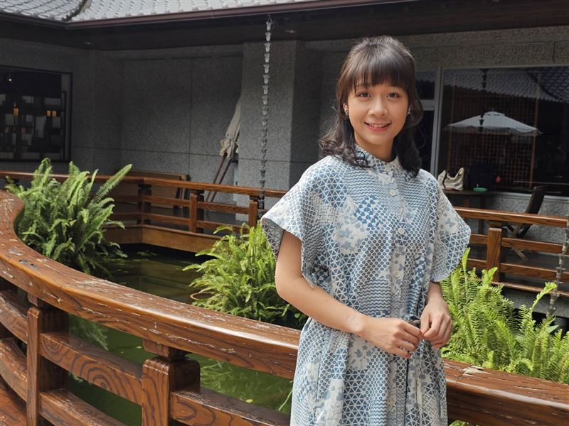 《今天愛上我》安乙蕎高雄宣傳新戲。(圖/大愛提供)